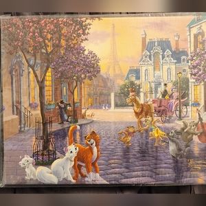 Thomas Kinkade Aristocats Painting